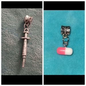 SET 2 Med Nurse Bracelet Charms